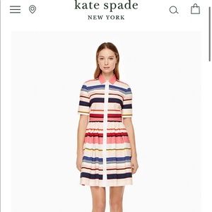 Kate Spade Berber Stripe Shirtdress
